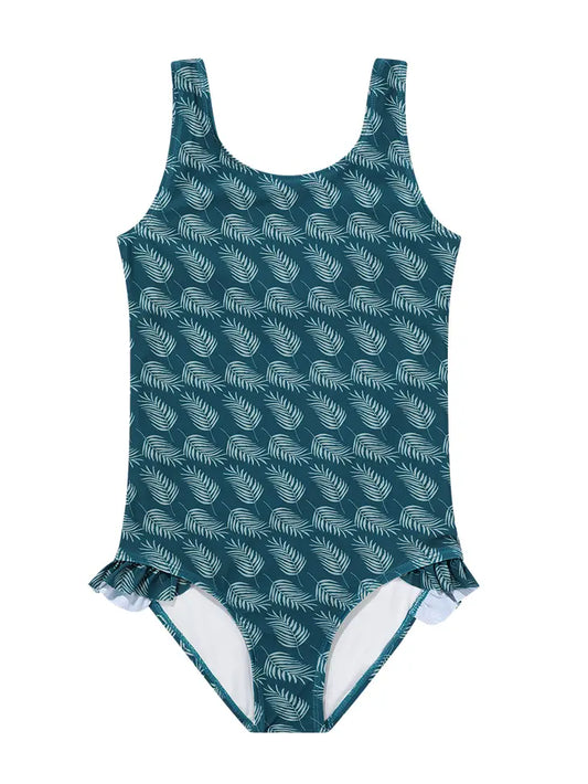 Palms in Paradise One Piece Girls Swimsuit