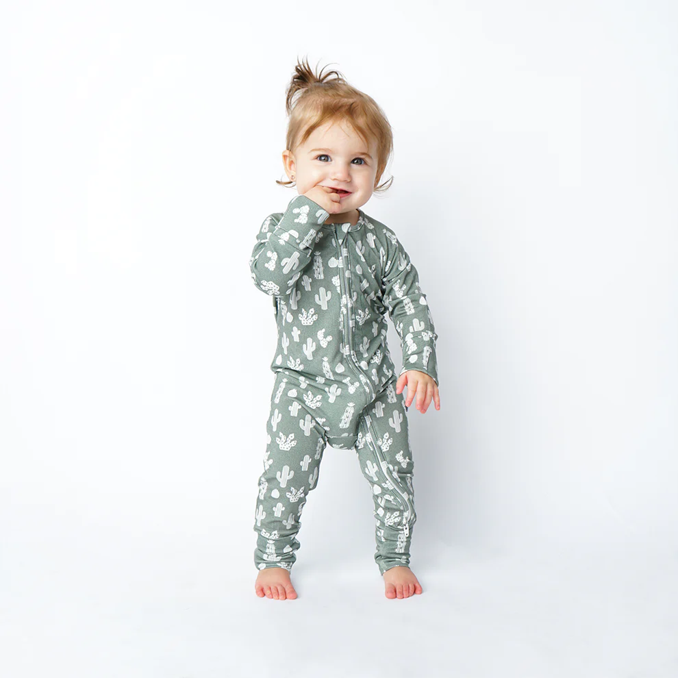 Stay Sharp Cactus Bamboo Baby Pajama